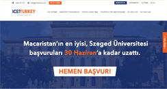 Desktop Screenshot of icesturkey.com